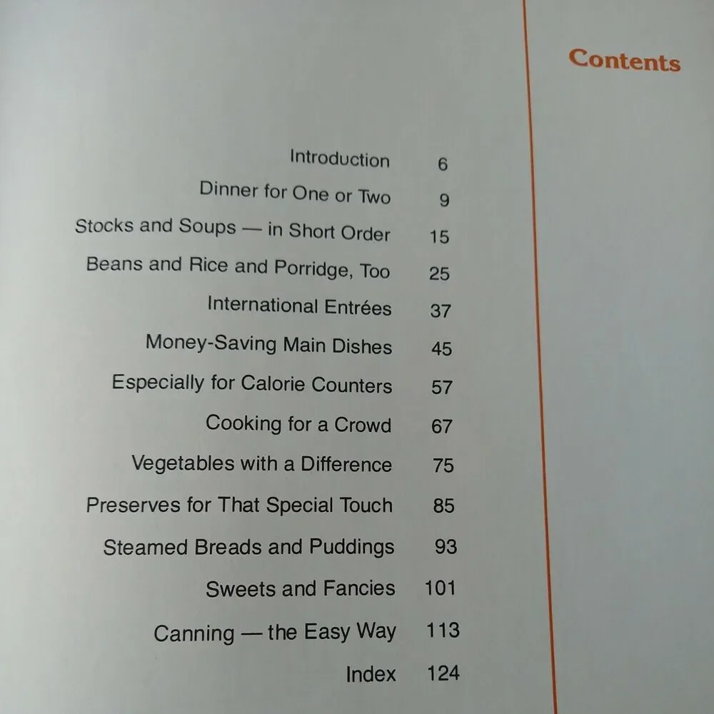 Pressure Cooking Anytime In No Time At All - Vtg 1977 Mirro Kitchens HC Cookbook